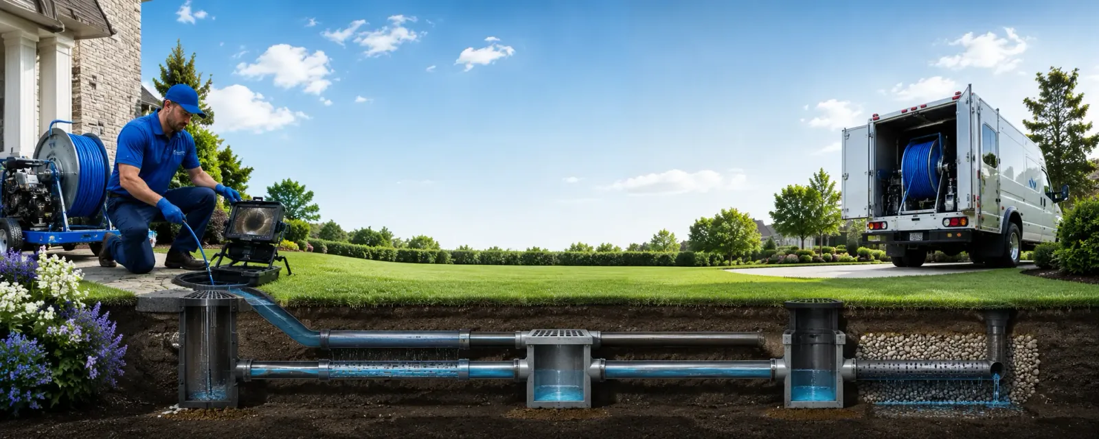 Outdoor drain cleaning information for Warrensburg, IL